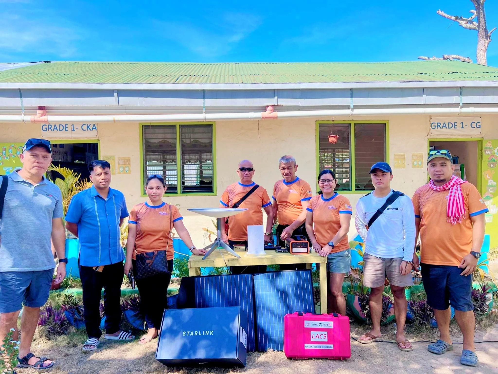 STARLINK testing in the remote island of Gilutongan