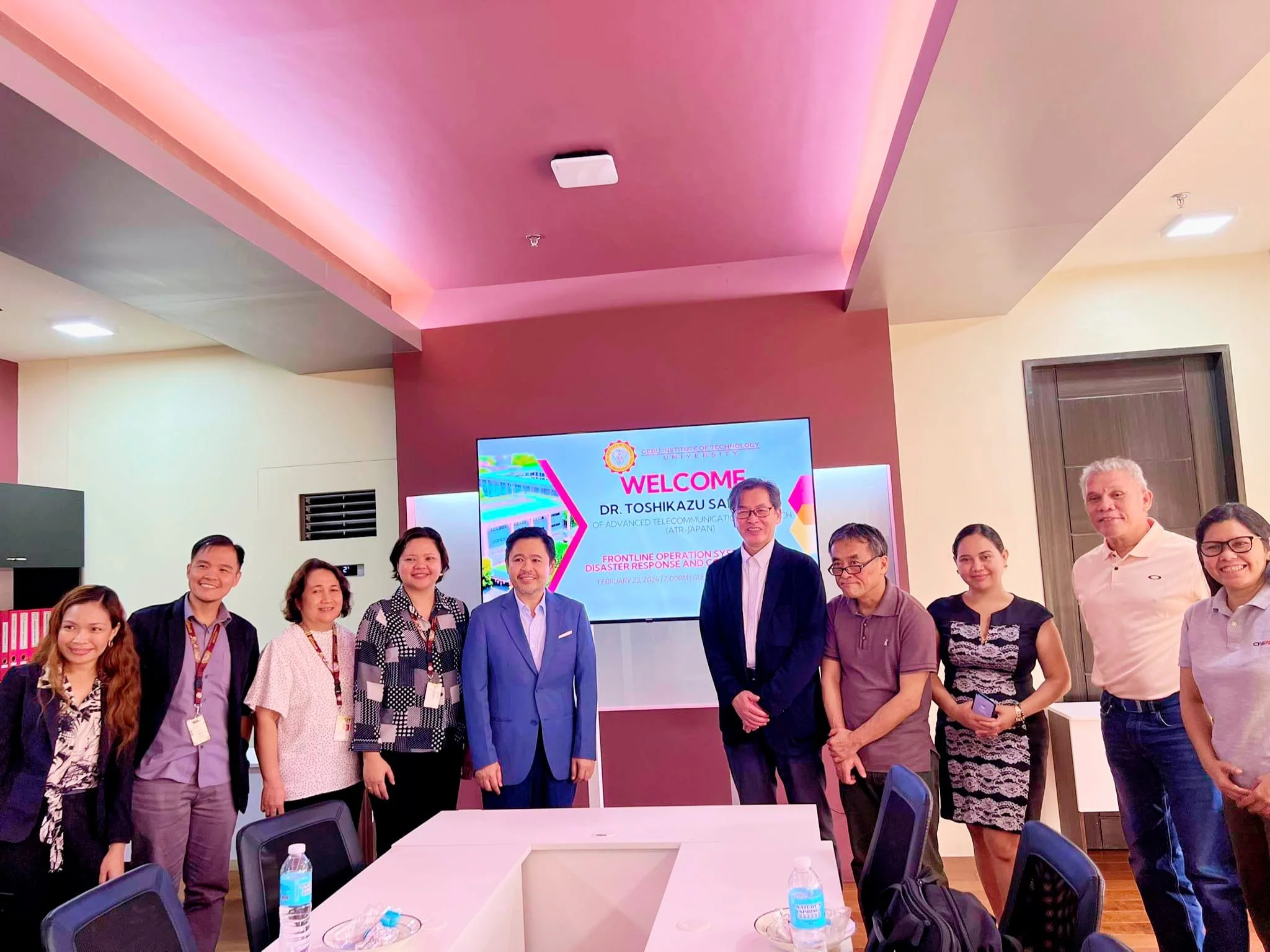 ATR Japan and CVISNET to collaborate with Cebu Institute of Technology University
                    (CIT-U)