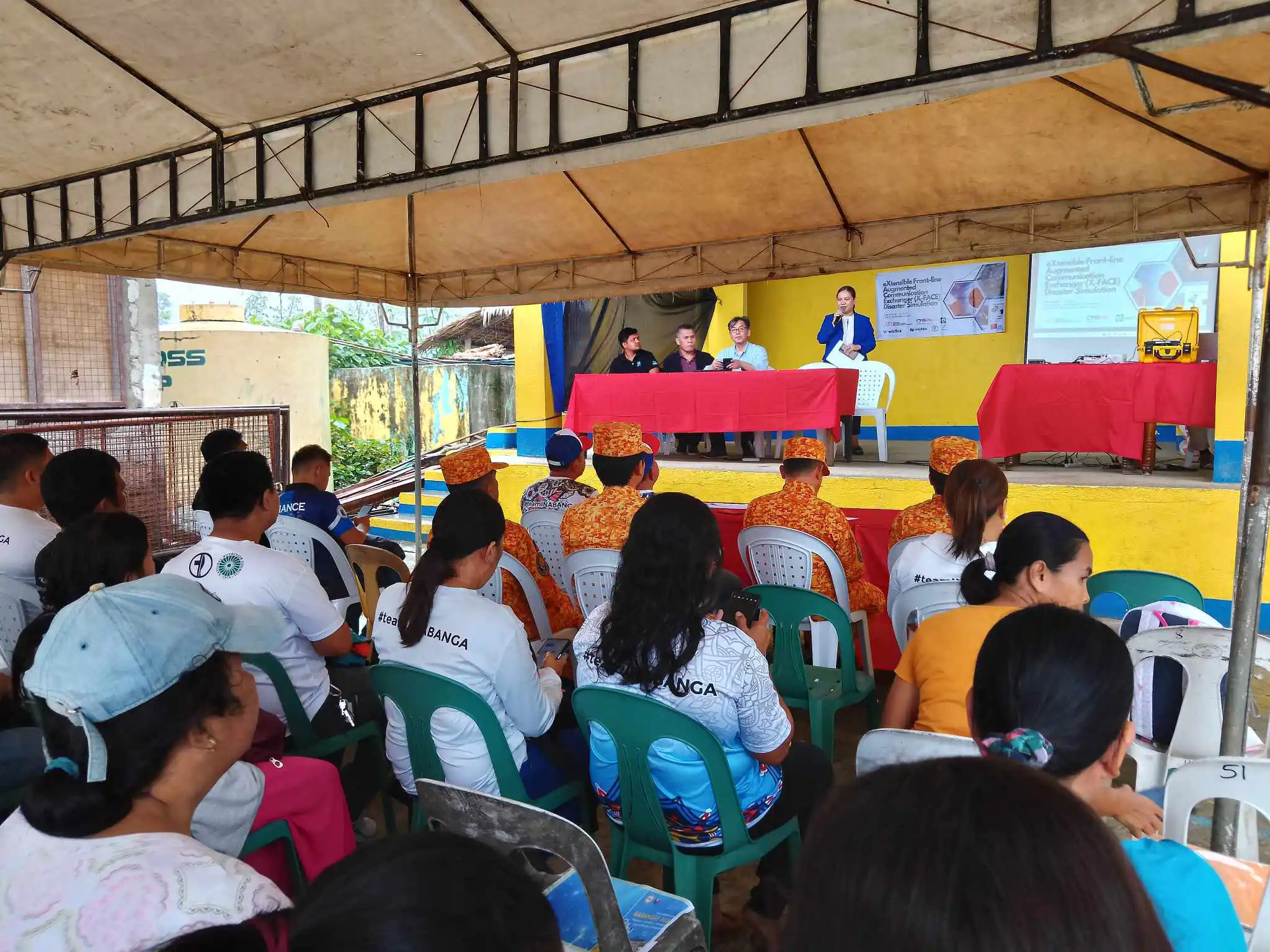 X-FACE Disaster Simulation in Bohol and Cebu City